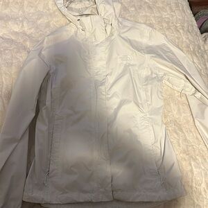 White womens medium North Face windbreaker